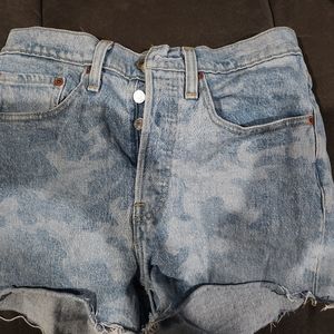 Womens Levi Jean Shorts